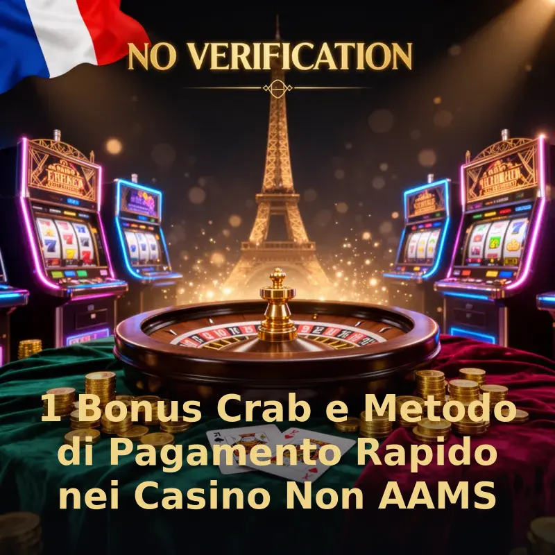 Bonus Crab e Metodo di Pagamento Rapido nei Casino Non AAMS
